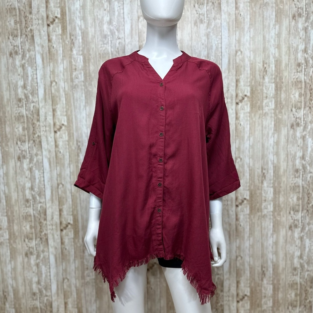 Hester’s Orchard TS914 Button Down Blouse NWT [717]